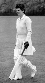 Mary Duggan batting 1963
