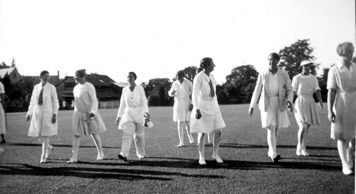 Veteran Women Team photograph v England Women Australia Touring Team 23 August 1934