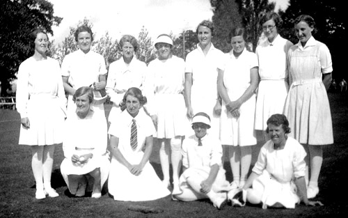 JE Partridge's XI Team photograph, August 1934