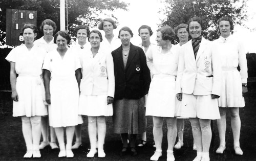EA Snowball's XI Team photograph August 1935