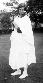 Rennie at the entertainment evening during Cricket Week August 1934
