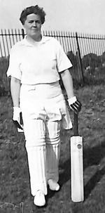 B Egan batting