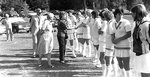 Tournament winners Midwest Women 1989 presented to Mayor of Oxford