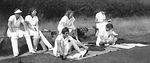 Unidentified players from Myrtle Maclagan's photo album