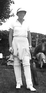 Myrtle Maclagan batting