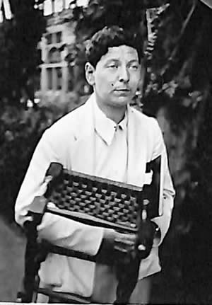 Unidentified player from Myrtle Maclagan's photo album
