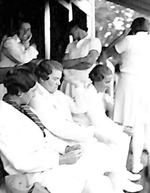 Unidentified player(s) from Myrtle Maclagan's photo album