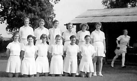 Myrtle Maclagan with Unidentified players from Myrtle Maclagan's photo album