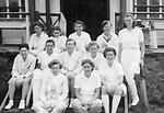 Myrtle Maclagan with Unidentified team from Myrtle Maclagan's photo album