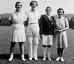 Myrtle Maclagan with Unidentified players from her photo album