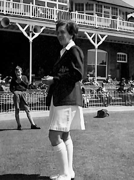 Unidentified player from Myrtle Maclagan's photo album