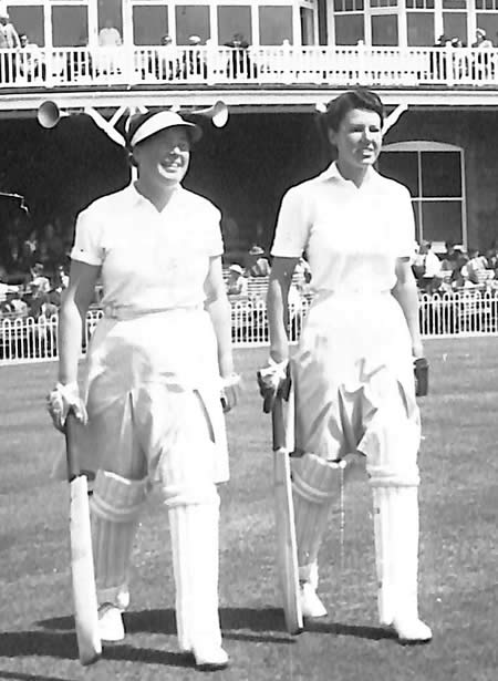 Myrtle Maclagan opening with Unidentified player