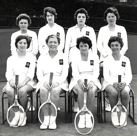 Unidentified Army Tennis Team photo