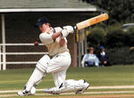 Jackie Hawker batting