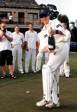 Mandi Godliman celebrating