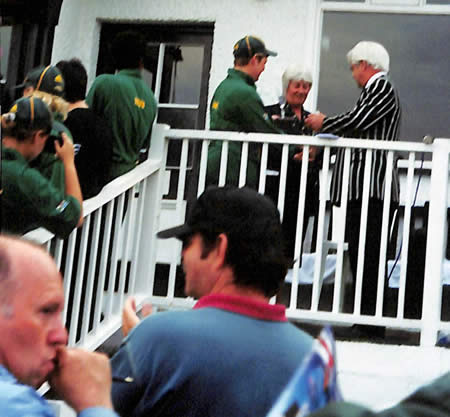 Presentation at Worcester after the 5th ODI