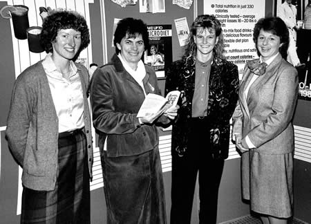 Cathy Mowat, Norma Izard, Sarah Potter and Jackie Court